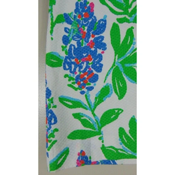 Lilly Pulitzer Floral Skirt Lined Womens Size 4 Knee Cotton Preppy Resort A line - Picture 3 of 9